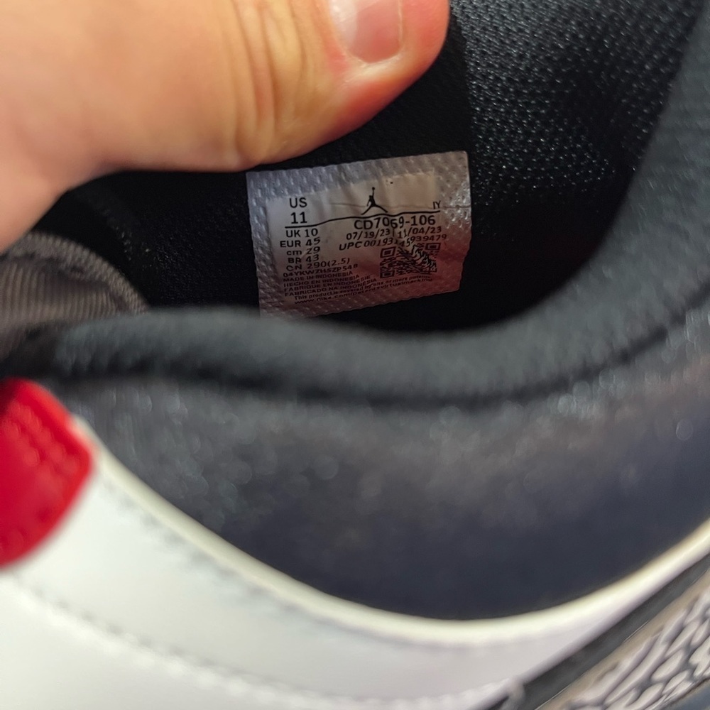 Nike Air Jordan Legacy 312 Low Chicago Red & Black Men's Shoe Size 11 CD7069-106 - Picture 10 of 11